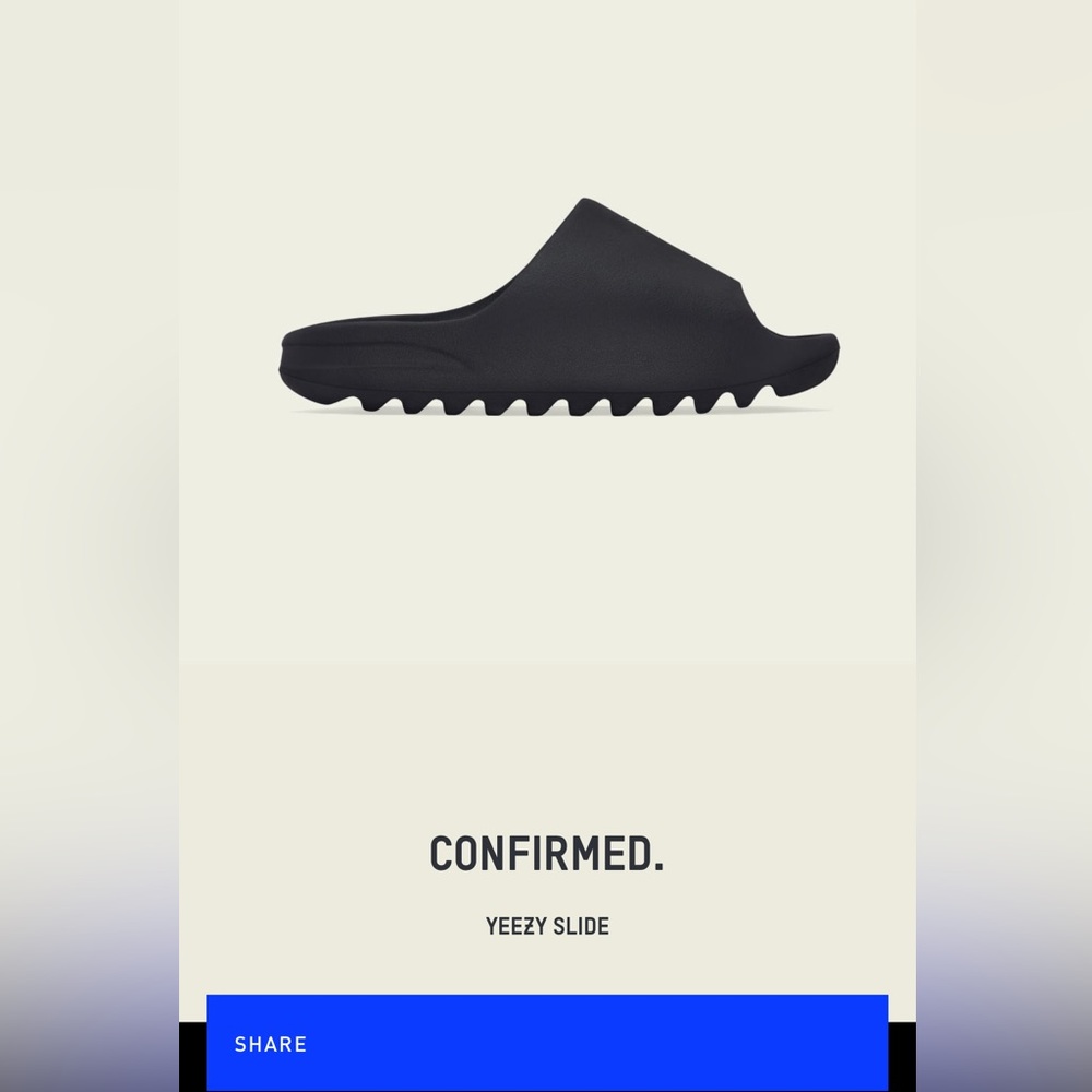 Yeezy Slides Grey Size 9 M / 10.5 W